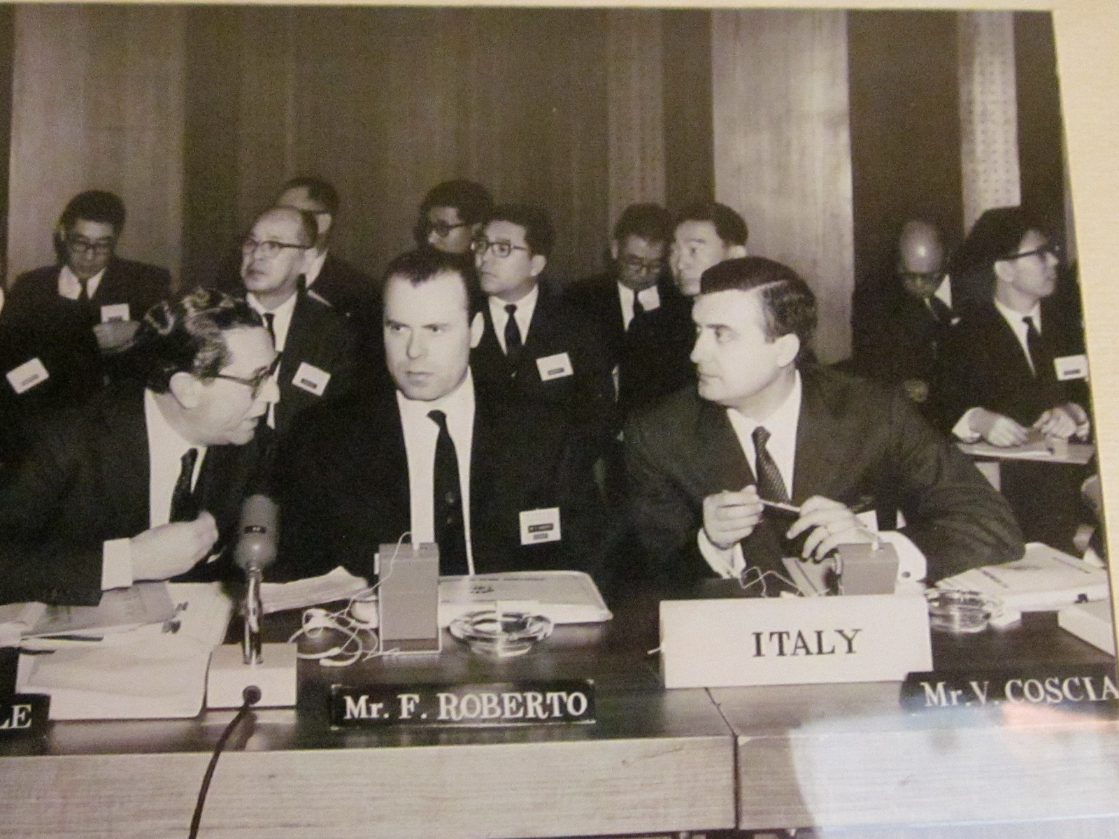 Tokyo 1965 — Vittorio Coscia alla Conferenza Economica Italia-Giappone